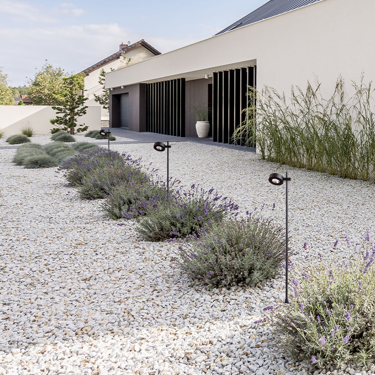 KATONA | LED tuinspot op grondpen met verstelbare hoogte | 7W 622lm 3000K | IP54 | zwart
