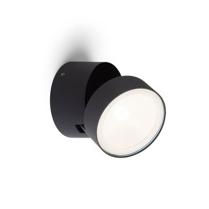 FLAVIO R | buiten opbouwspot kantelbaar | LED 6W 640lm 3000K | IP54 | zwart of lichtgrijs