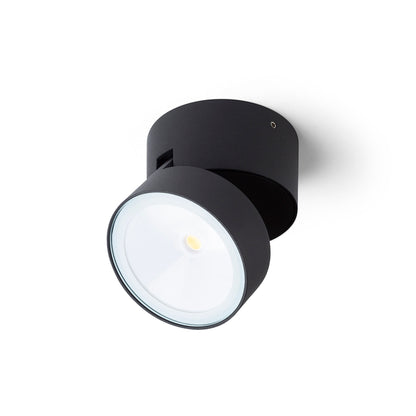 FLAVIO R | buiten opbouwspot kantelbaar | LED 6W 640lm 3000K | IP54 | zwart of lichtgrijs