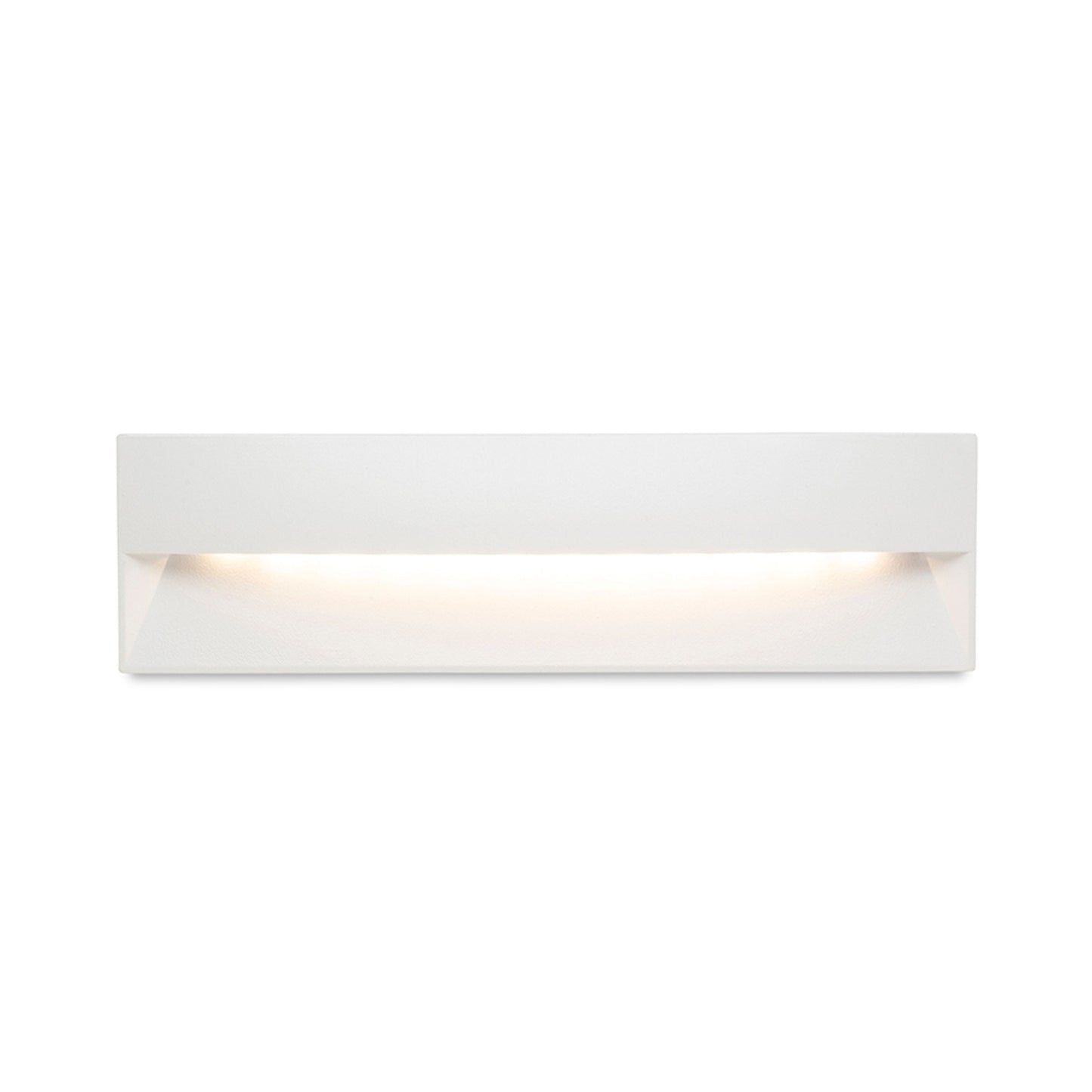 REP 18 inbouw wandlamp buiten wit zijaanzicht