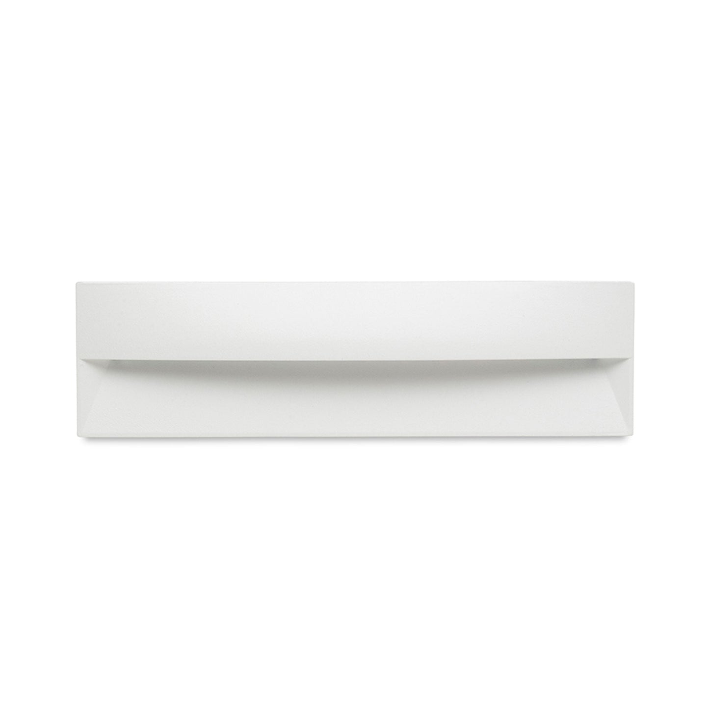 REP 18 inbouw wandlamp buiten wit gemonteerd