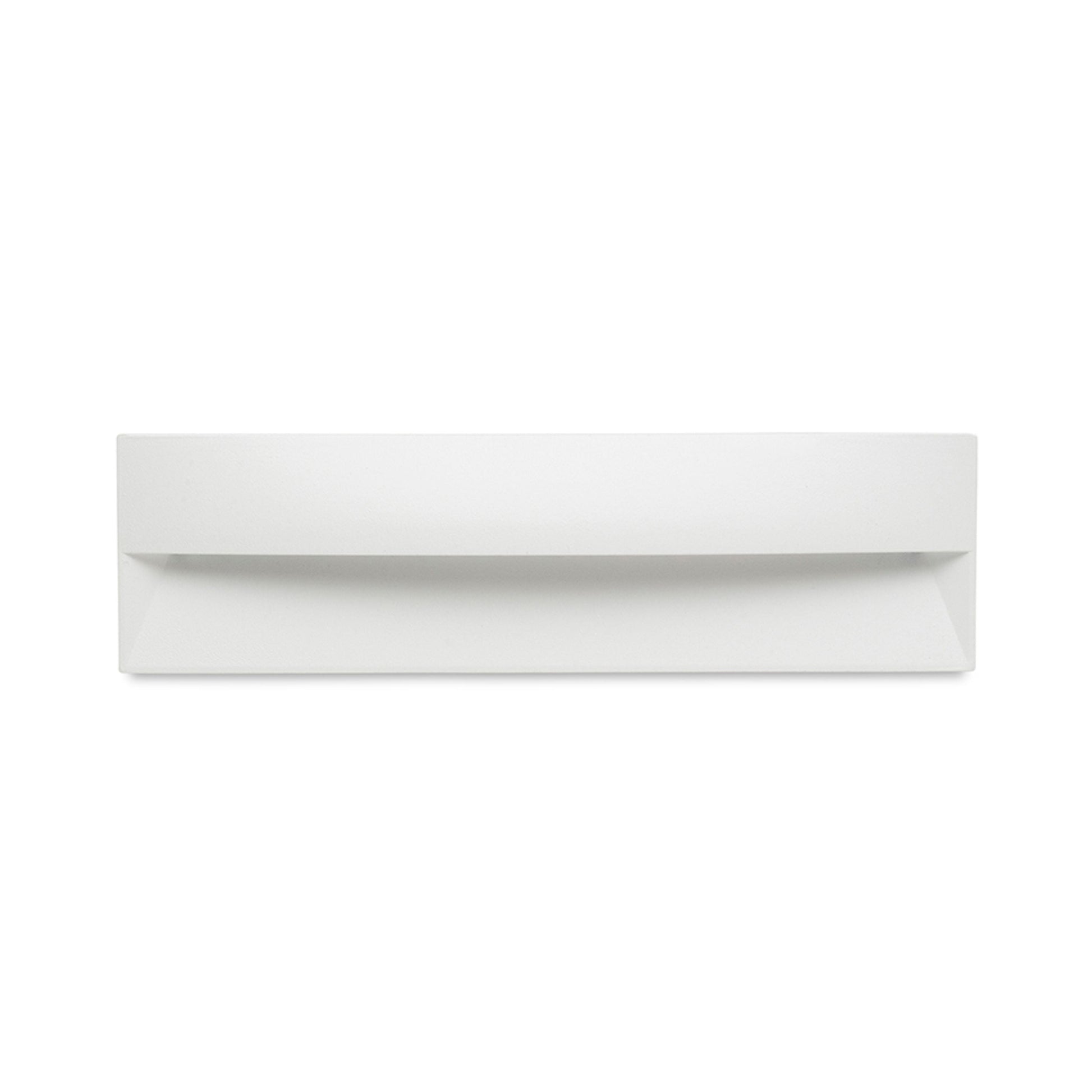 REP 18 inbouw wandlamp buiten wit gemonteerd