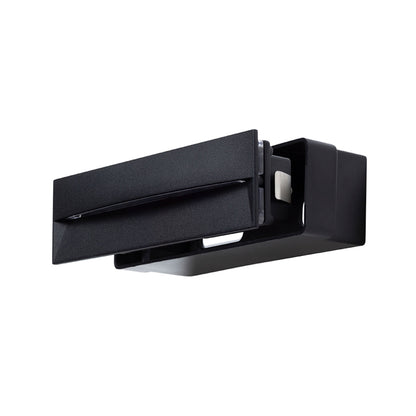 REP 18 inbouw wandlamp buiten zwart lichtbeeld