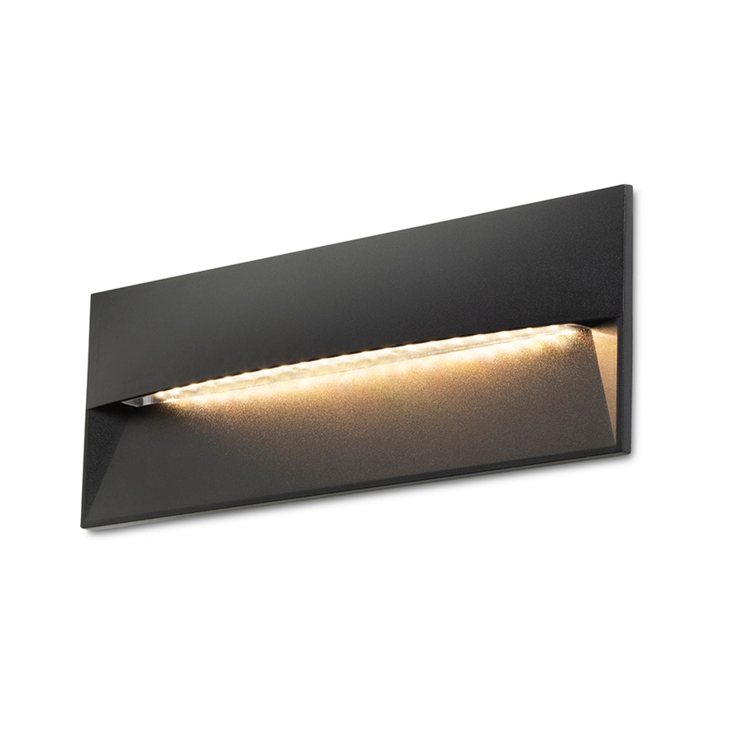 REP 27 inbouw wandlamp buiten zwart LED 10W IP65 3000K
