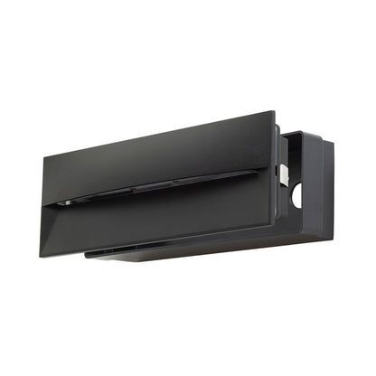 REP 27 inbouw wandlamp buiten zwart zijaanzicht
