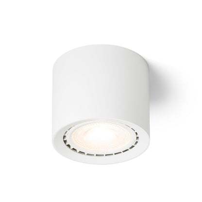 KAYAL | foco de superficie | GU10 | cilindro 11,7 cm | blanco o negro | con o sin fuente de luz