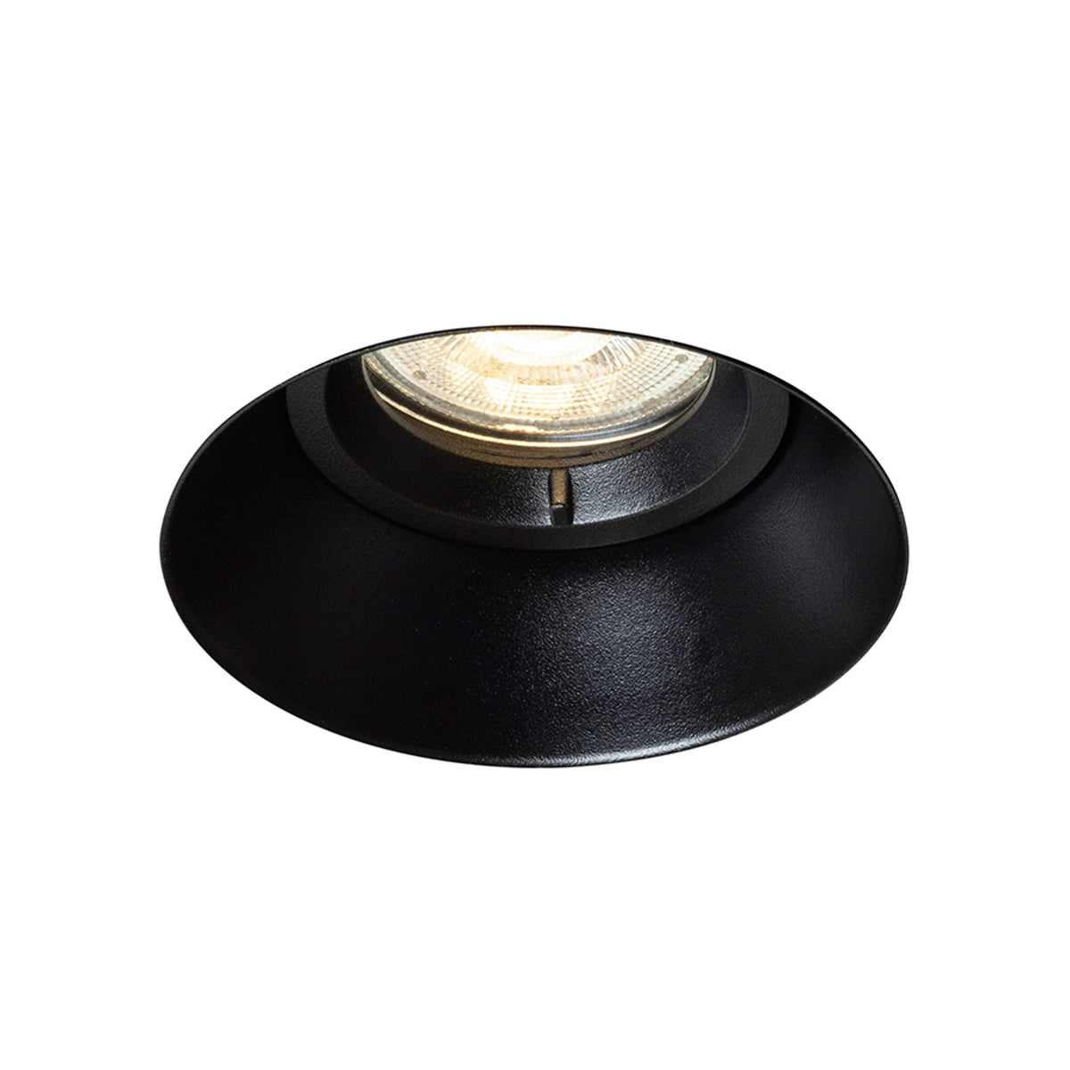 IPSO R IP65 | trimless recessed bathroom spotlight | GU10 | black | with or without light source