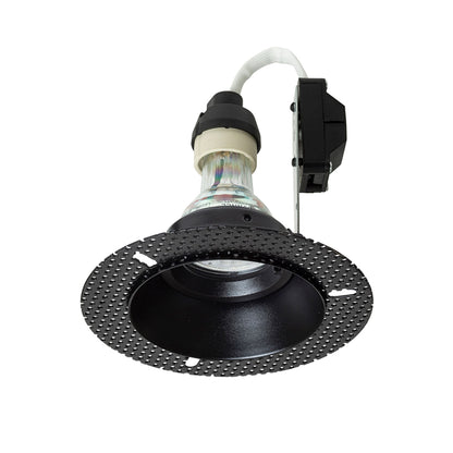 IPSO R IP65 | trimless recessed bathroom spotlight | GU10 | black | with or without light source
