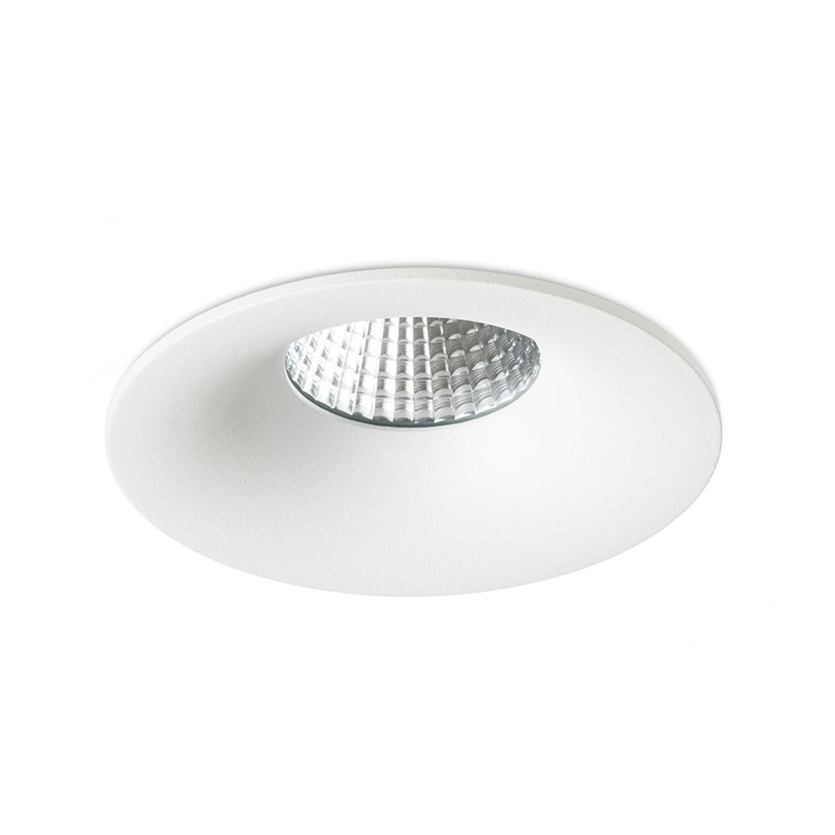 FLEUR DIMM | foco empotrable regulable para baño | LED integrada de 15 W, 3000 K | IP54 blanco o negro