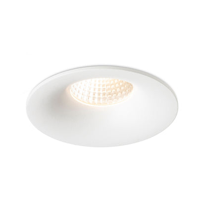 FLEUR DIMM | foco empotrable regulable para baño | LED integrada de 15 W, 3000 K | IP54 blanco o negro