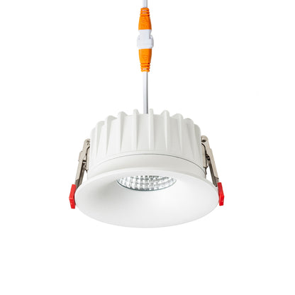FLEUR DIMM | foco empotrable regulable para baño | LED integrada de 15 W, 3000 K | IP54 blanco o negro
