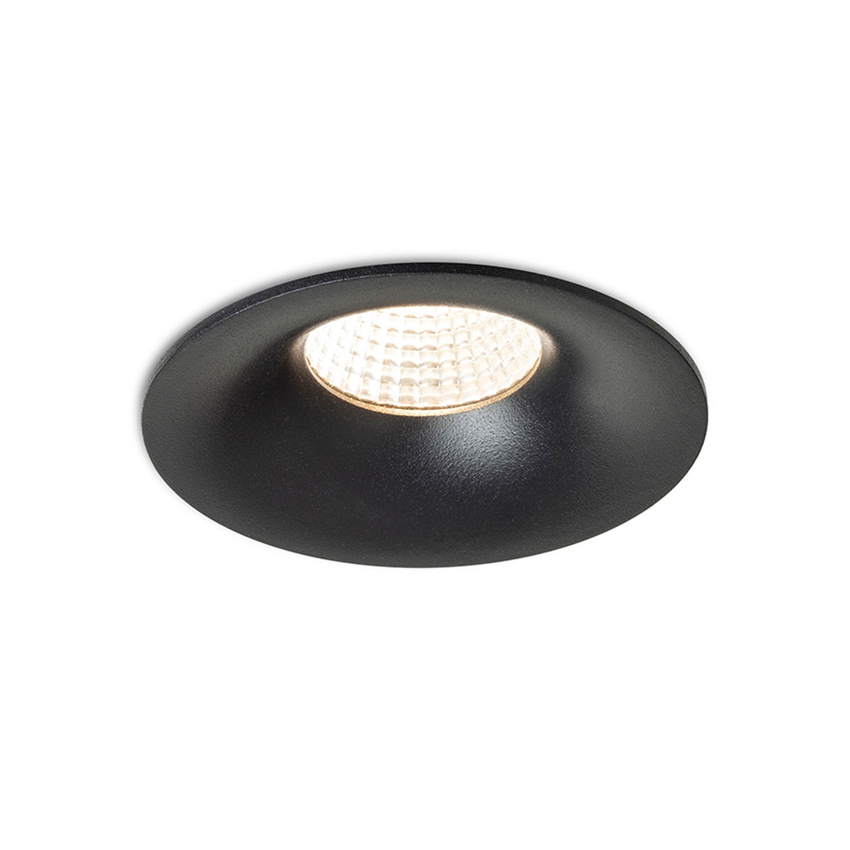 FLEUR DIMM | foco empotrable regulable para baño | LED integrada de 15 W, 3000 K | IP54 blanco o negro