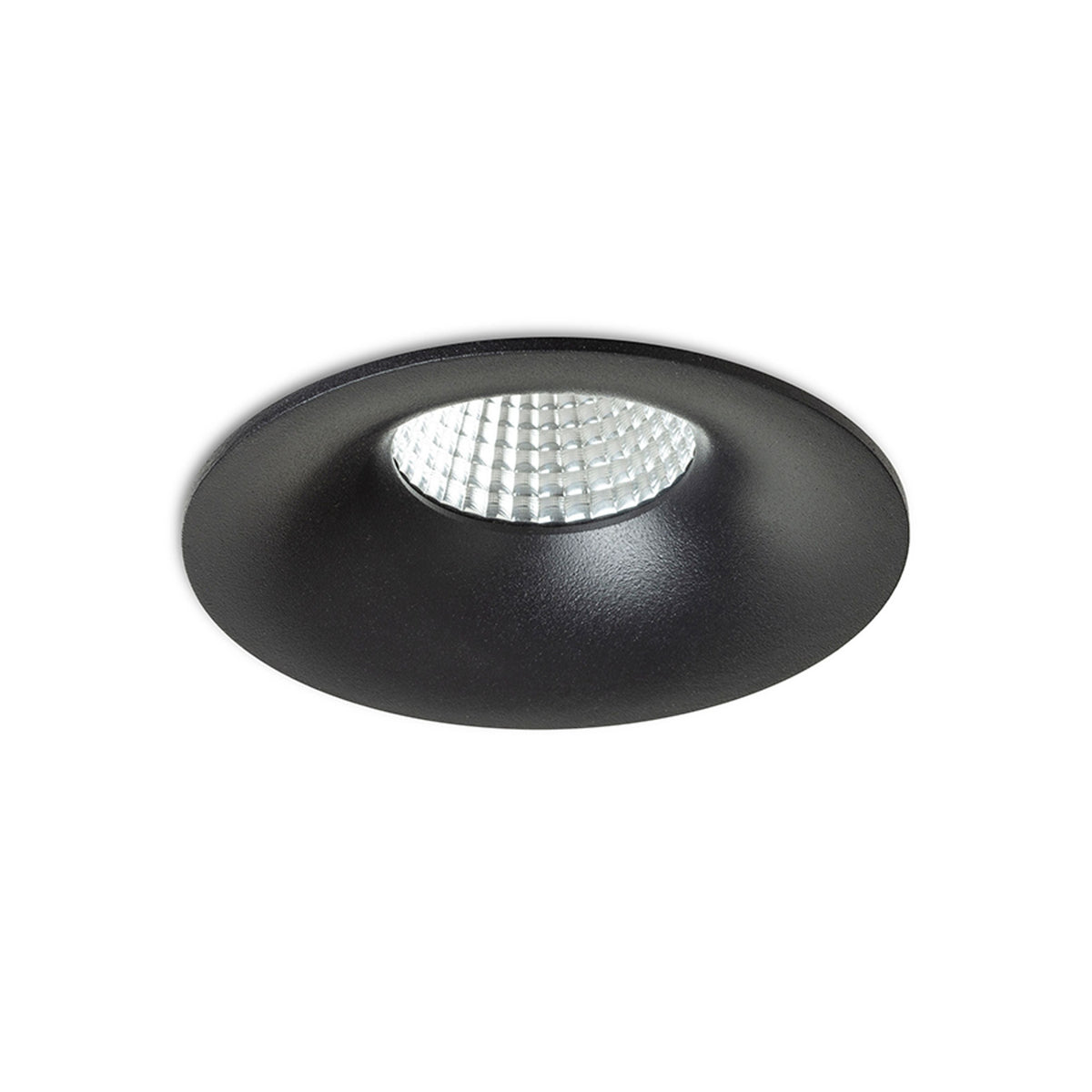 FLEUR DIMM | foco empotrable regulable para baño | LED integrada de 15 W, 3000 K | IP54 blanco o negro