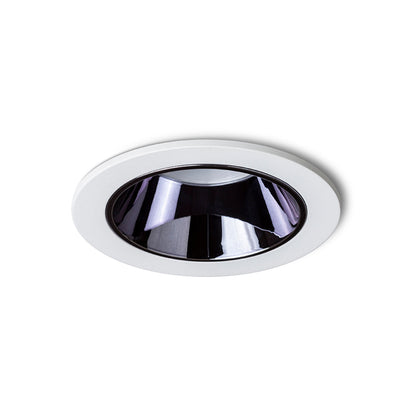 ANSEL | inbouwspot met sierreflector | geintegreerde LED 12W 3000K | wit met zwart chroom