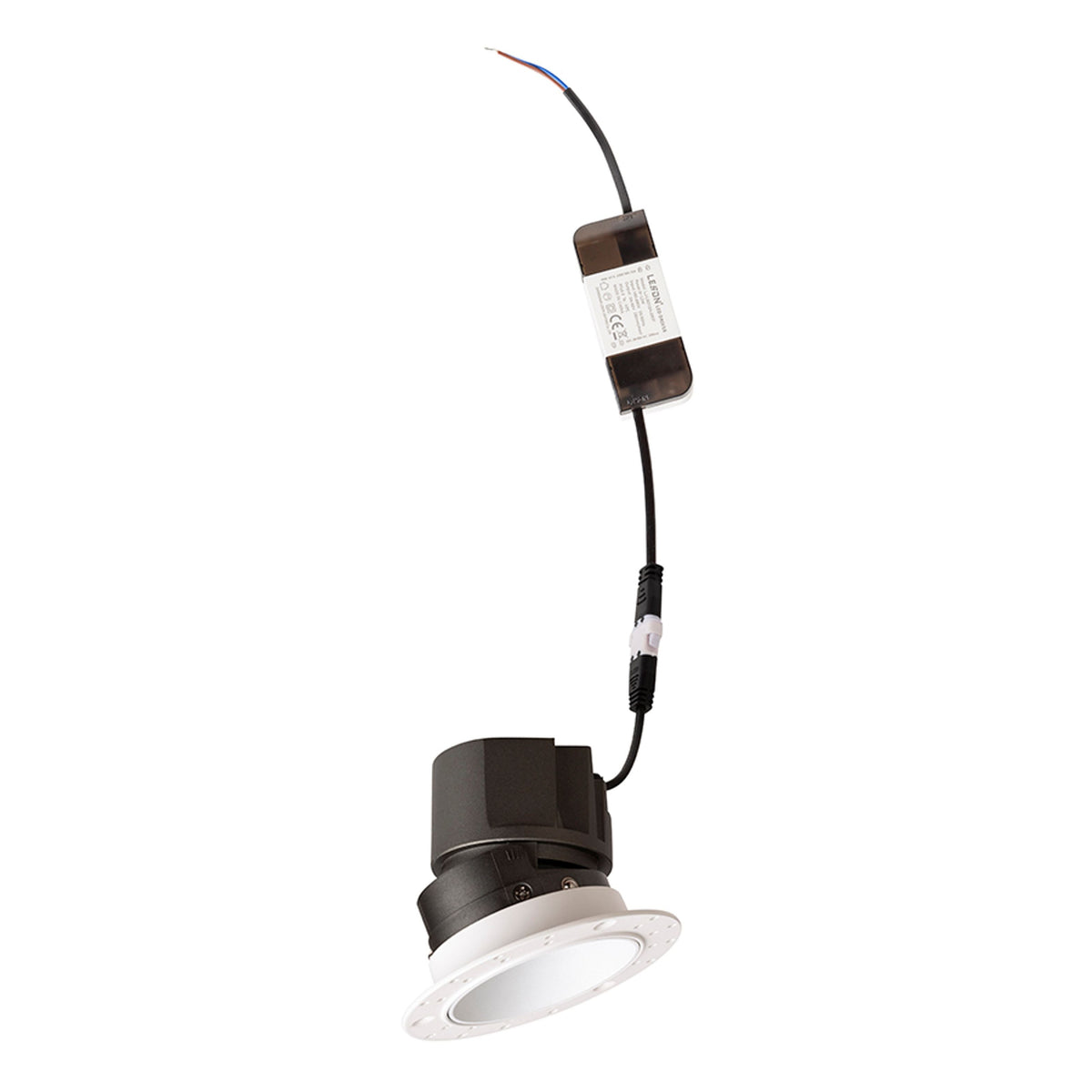 ANTARES | trimless infälld spot med dekorativ reflektor | integrerad LED 10 W 3000 K | vit
