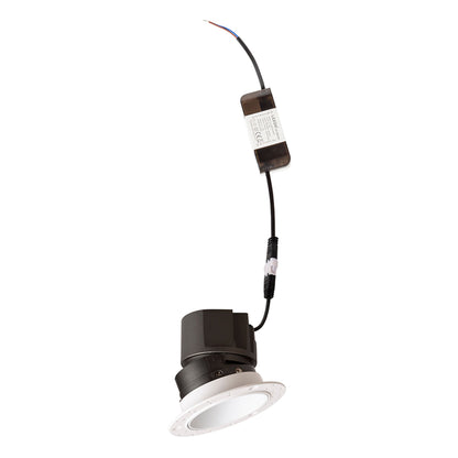 ANTARES | trimless infälld spot med dekorativ reflektor | integrerad LED 10 W 3000 K | vit