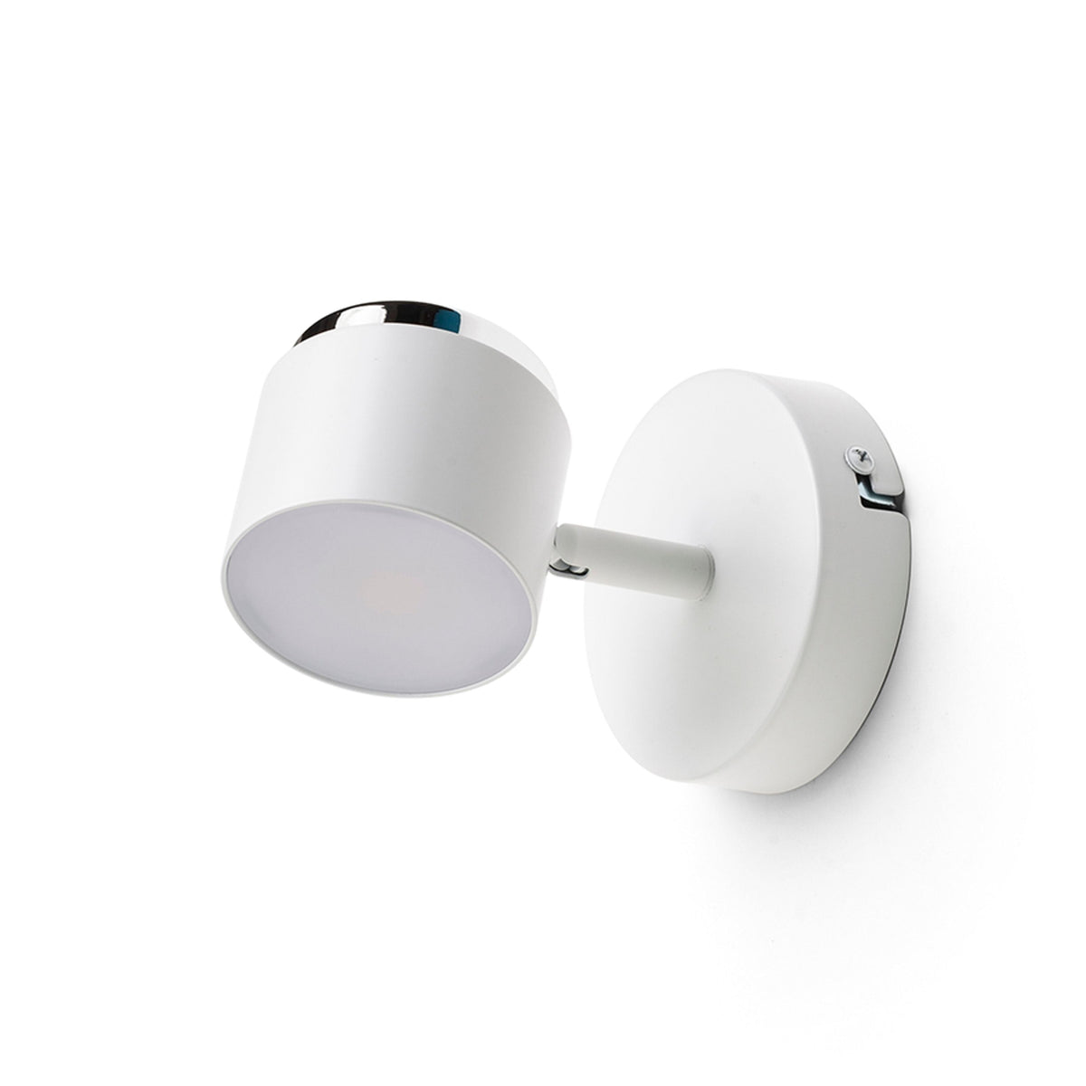 NOVA I | vippbar LED-vegglampe med melkeakryl | 4,2 W 3000 K | hvit eller svart