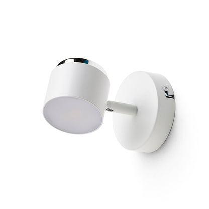 NOVA I | vippbar LED-vegglampe med melkeakryl | 4,2 W 3000 K | hvit eller svart