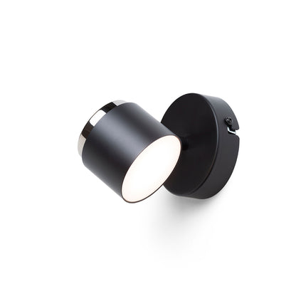 NOVA I | vippbar LED-vegglampe med melkeakryl | 4,2 W 3000 K | hvit eller svart