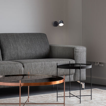 NOVA I | vippbar LED-vegglampe med melkeakryl | 4,2 W 3000 K | hvit eller svart