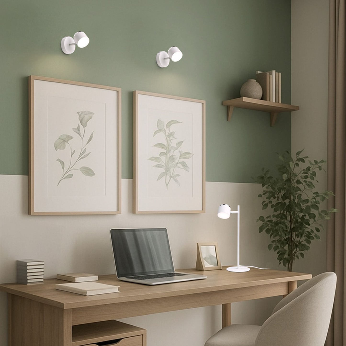 NOVA | LED-Tischleuchte mit milchweißem Diffusor | 4,2W 3000K 425lm | 40,5 cm | 2 Farben