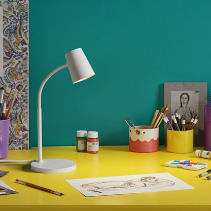 VERINA | tafellamp met LED, zwanenhals en touchdimmer | 4,5W 3000K | 39 cm | 2 kleuren