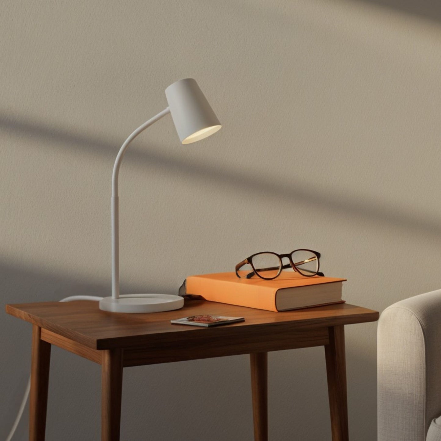 VERINA | tafellamp met LED, zwanenhals en touchdimmer | 4,5W 3000K | 39 cm | 2 kleuren