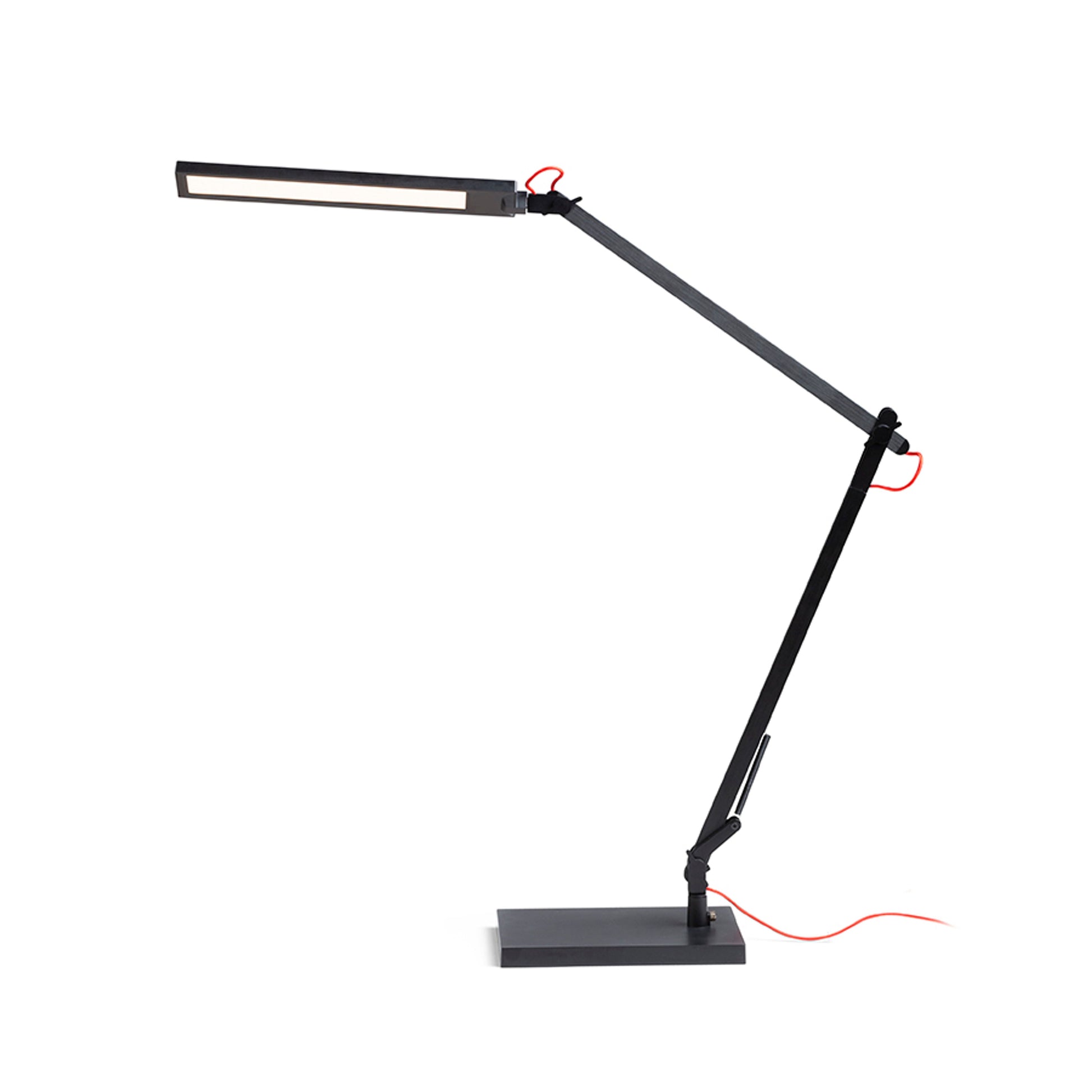 NORMA bureaulamp zwart rood