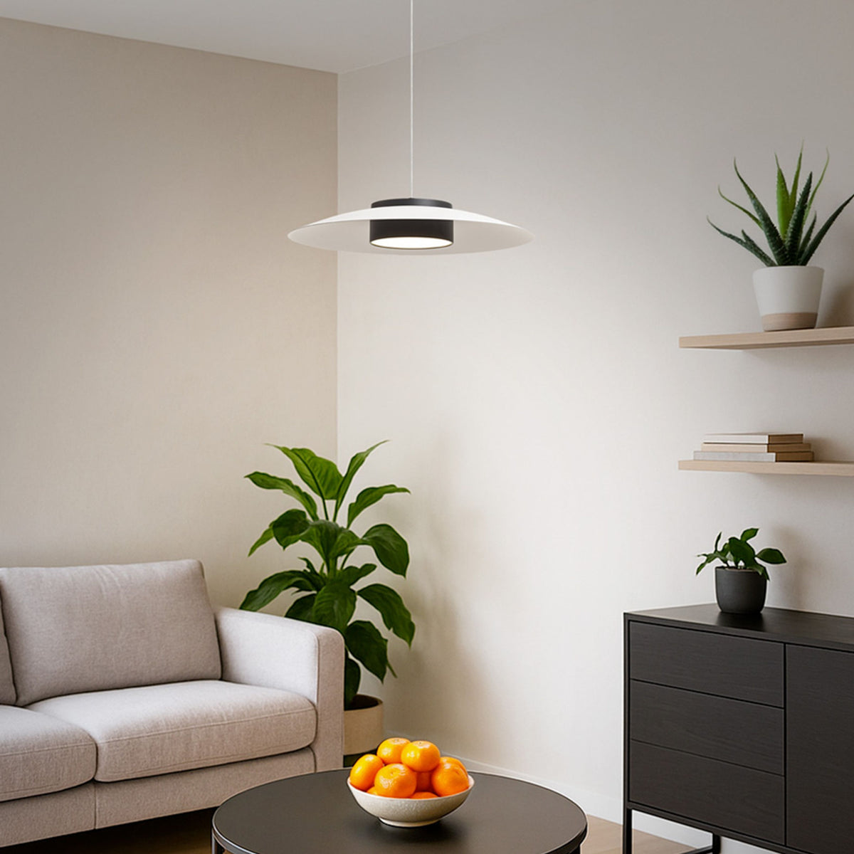 SFERA 35/4 | losse metalen kap voor de SFERA hanglamp | 35 cm | wit of zwart