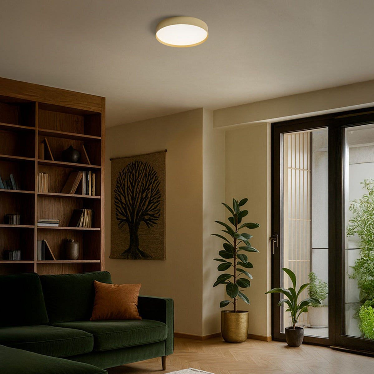 SOLIS 40 | dimbare LED plafondlamp | 50W 3750lm 3000K | 40 cm
