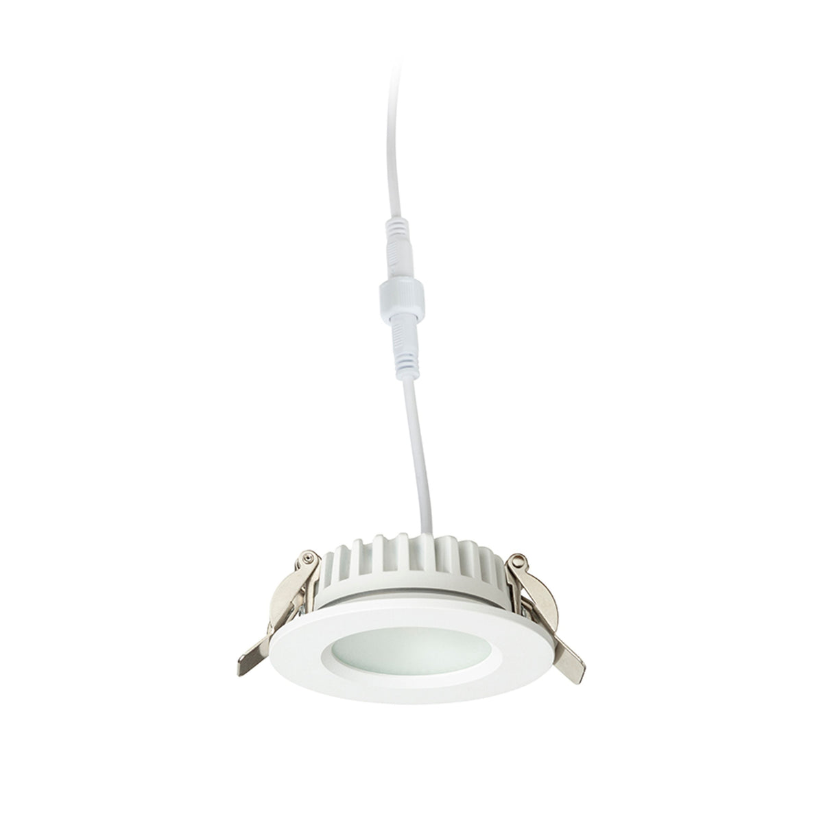 NONO | dimbare inbouwspot badkamer | geintegreerde LED 7W 3000K | IP65 wit of zwart