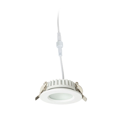 NONO | dimbare inbouwspot badkamer | geintegreerde LED 7W 3000K | IP65 wit of zwart