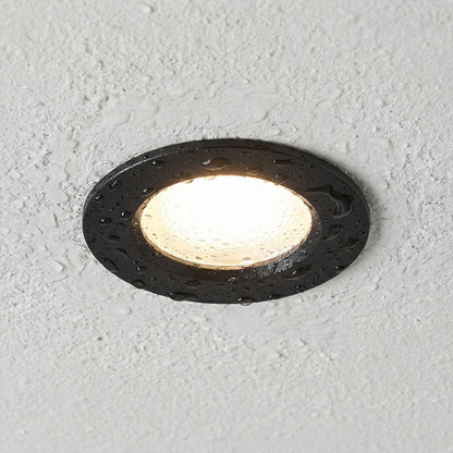 NONO | dimbare inbouwspot badkamer | geintegreerde LED 7W 3000K | IP65 wit of zwart