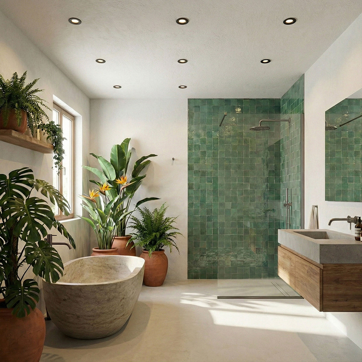 NONO | dimbare inbouwspot badkamer | geintegreerde LED 7W 3000K | IP65 wit of zwart