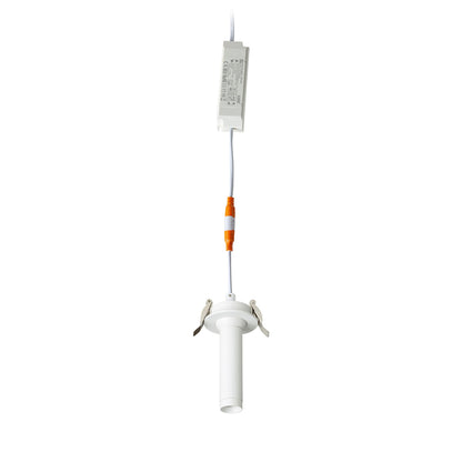LUMIS 11 | ημιχωνευτό σποτ LED | 7W 3000K ρυθμιζόμενο | λευκό ή μαύρο
