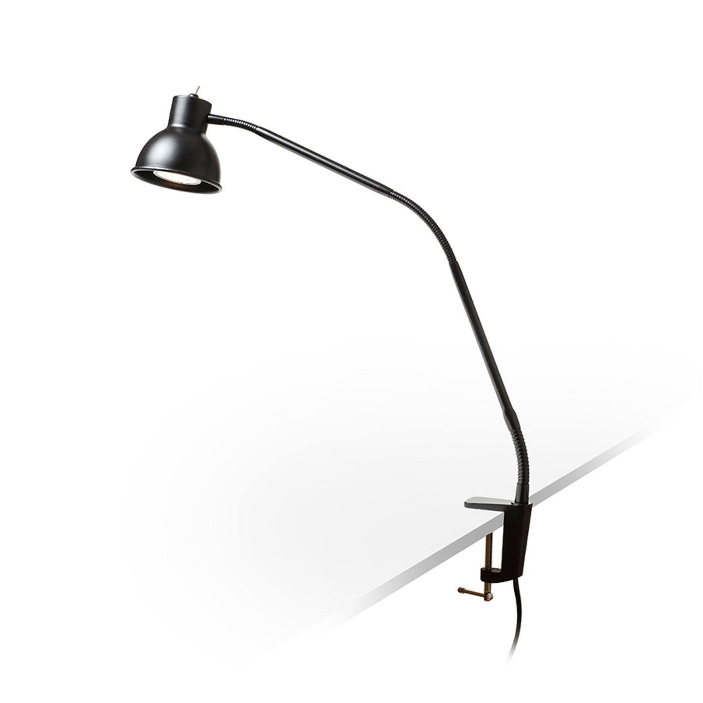 HARMONY | GU10 klemlamp voor bureau | max 8W | 52 cm | zwart