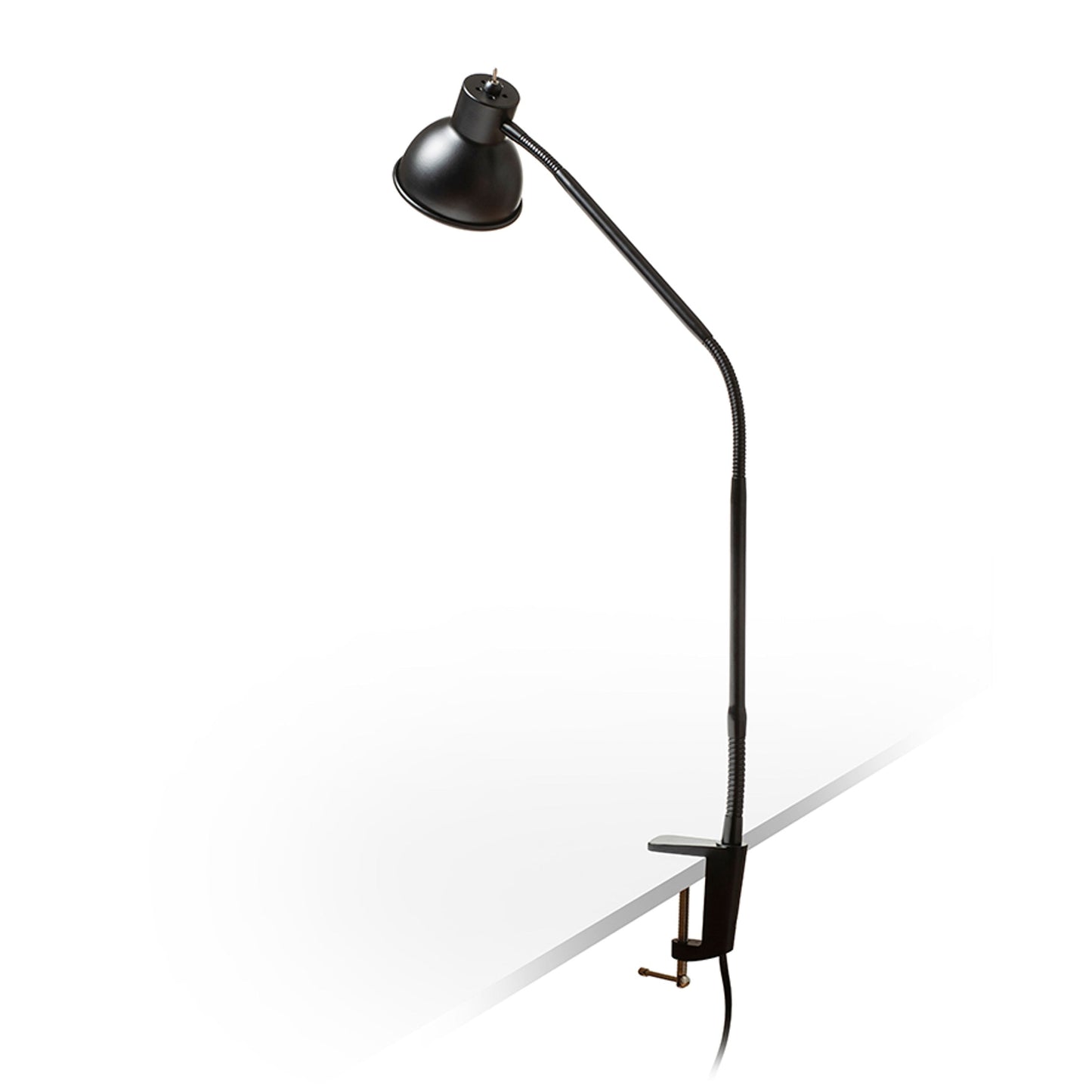 HARMONY | GU10 klemlamp voor bureau | max 8W | 52 cm | zwart