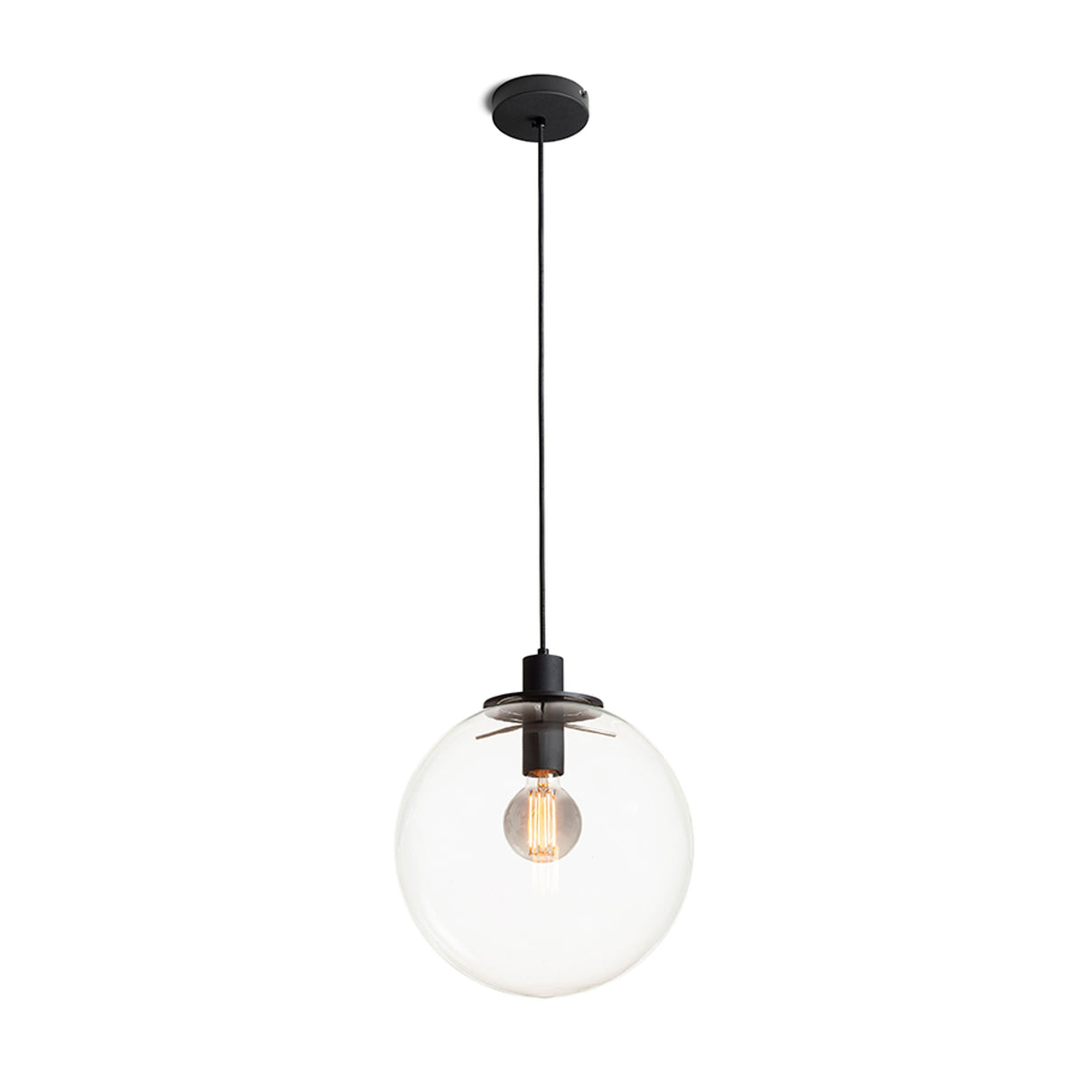 BOULDER 30 | glazen bol hanglamp | E27 | 30 cm | opaalglas of helder glas | met of zonder lichtbron