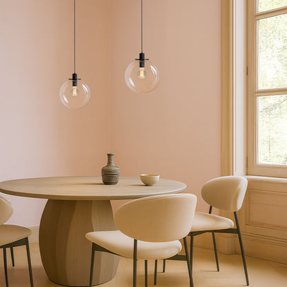 BOULDER 30 | glazen bol hanglamp | E27 | 30 cm | opaalglas of helder glas | met of zonder lichtbron
