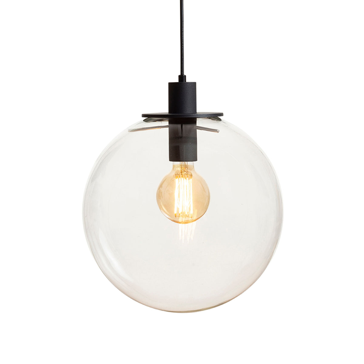 BOULDER 30 | glazen bol hanglamp | E27 | 30 cm | opaalglas of helder glas | met of zonder lichtbron