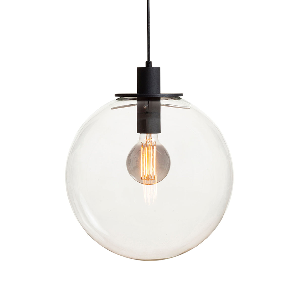BOULDER 30 | glazen bol hanglamp | E27 | 30 cm | opaalglas of helder glas | met of zonder lichtbron