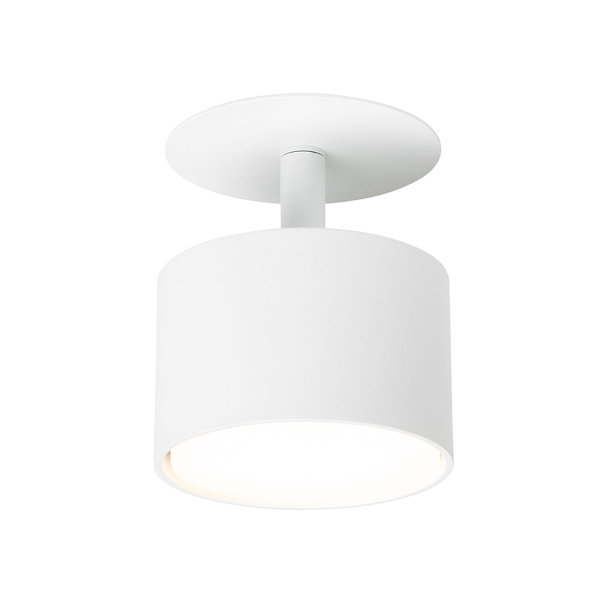 PIXEL | semi-recessed spotlight with adjustable reflector | GX53 | white or black | with or without light source