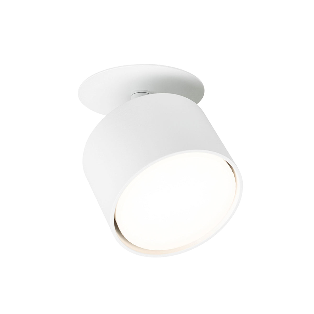 PIXEL | semi-recessed spotlight with adjustable reflector | GX53 | white or black | with or without light source