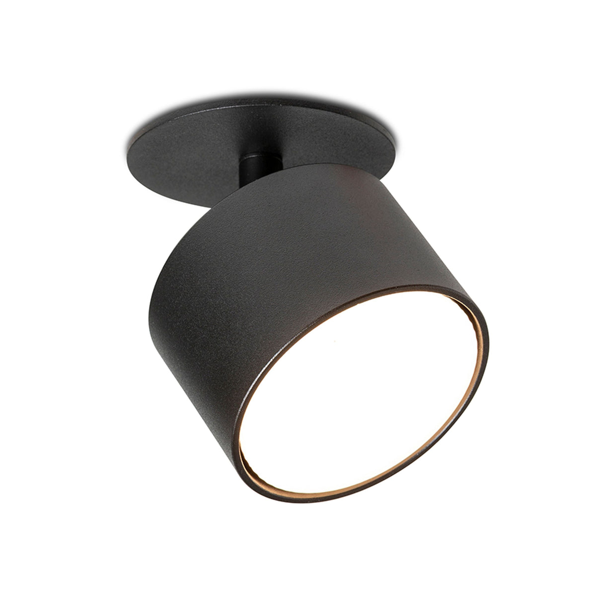 PIXEL | semi-recessed spotlight with adjustable reflector | GX53 | white or black | with or without light source