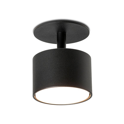 PIXEL | semi-recessed spotlight with adjustable reflector | GX53 | white or black | with or without light source