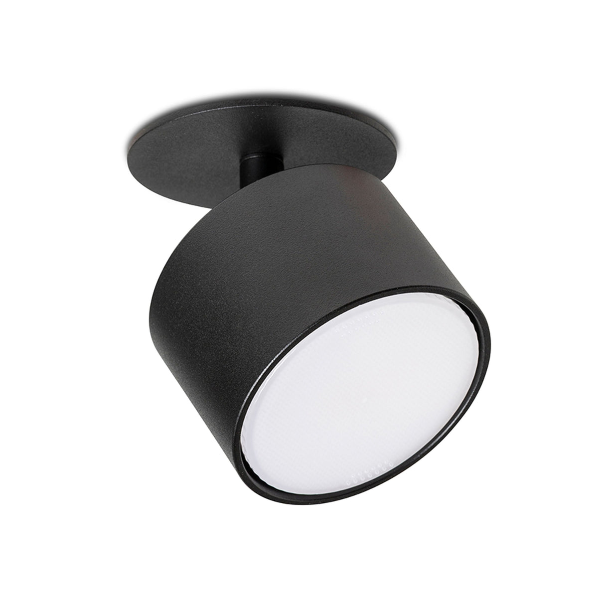 PIXEL | semi-recessed spotlight with adjustable reflector | GX53 | white or black | with or without light source