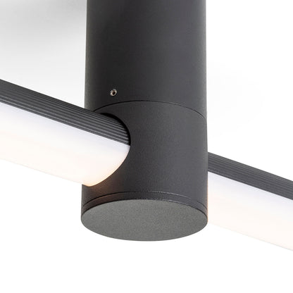 CLARIS 120 | opbouw LED staaflamp 120 cm | 12W 1010lm 3000K | zwart