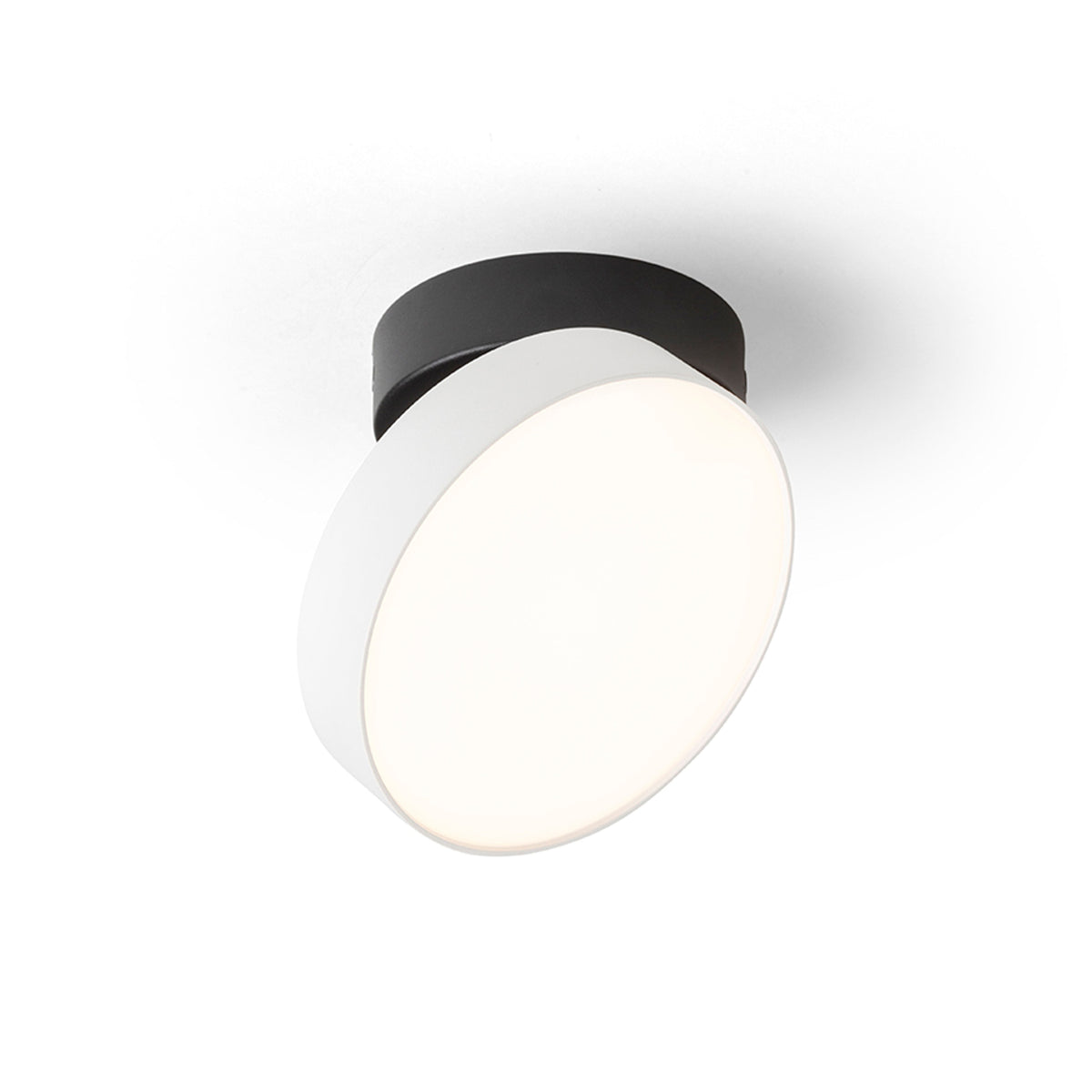ARETHA | foco de superficie para pared y techo | LED integrada de 12 W y 3000 K | blanco-negro o negro
