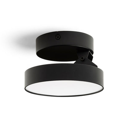 ARETHA | foco de superficie para pared y techo | LED integrada de 12 W y 3000 K | blanco-negro o negro