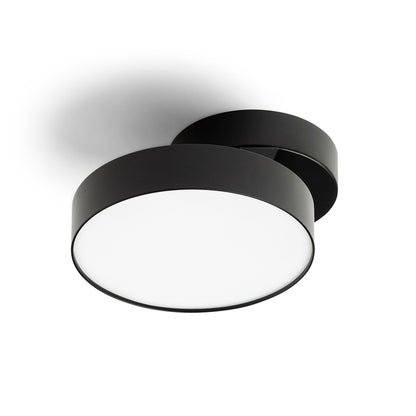ARETHA | foco de superficie para pared y techo | LED integrada de 12 W y 3000 K | blanco-negro o negro